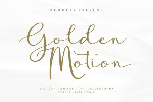 Golden Motion Font — Free Font Download