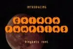 Golden Pumpkins Font
