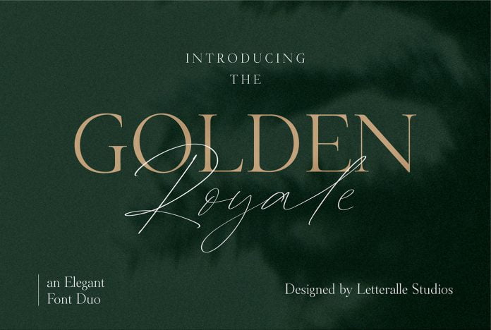 Golden Royale Duo font