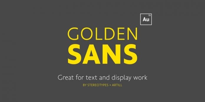 Golden Sans Font Family