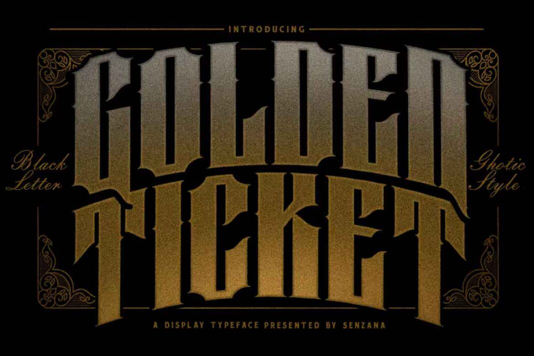 Golden Ticket Font