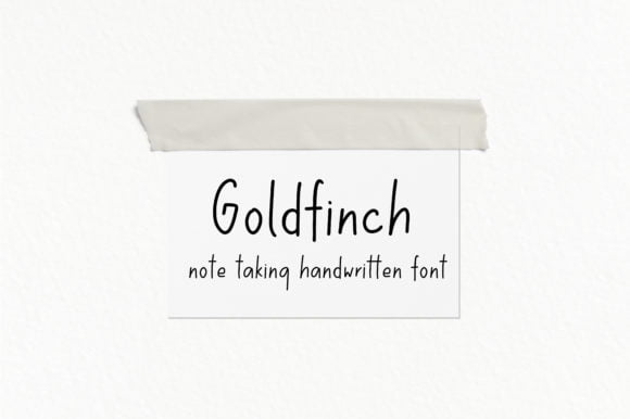 Goldfinch Font