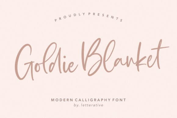 Goldie Blanket Font