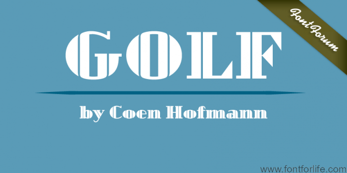 Golf Font