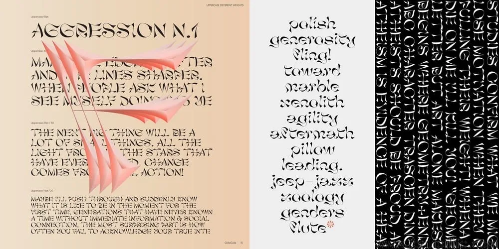 GoliaGolia Display Font