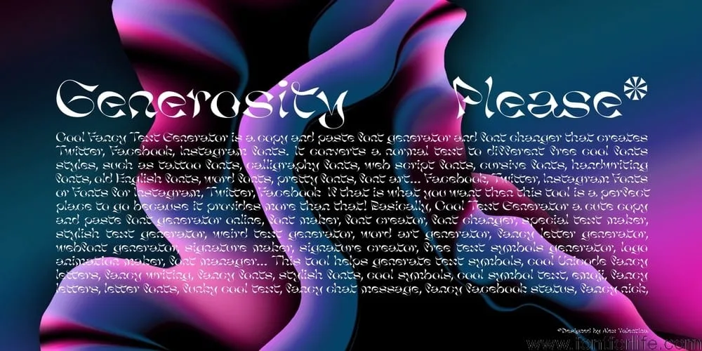 GoliaGolia Display Font