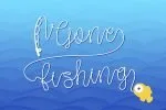 Gone Fishing - A Fishing Line Font [3-Weights]