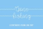 Gone Fishing - A Fishing Line Font [3-Weights]