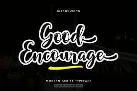 Good Encourage Font