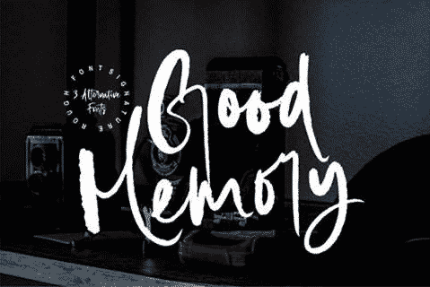 Good Memory Font