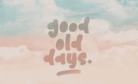 Good Old Days Font