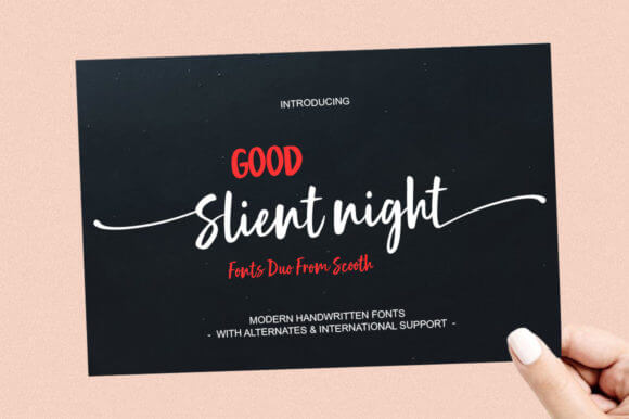 Good Silent Night Font