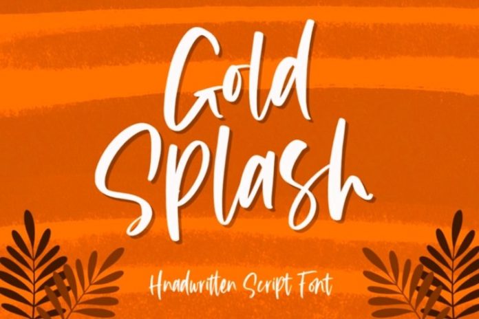 Good Splash Font