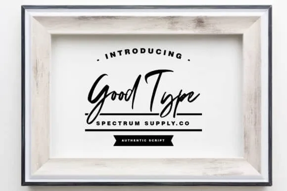 Good Type Font