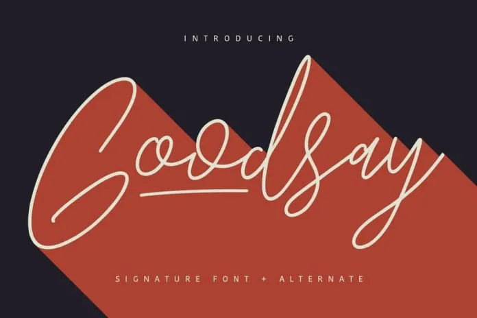 Goodsay Font