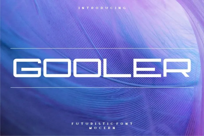 Gooler Display Font
