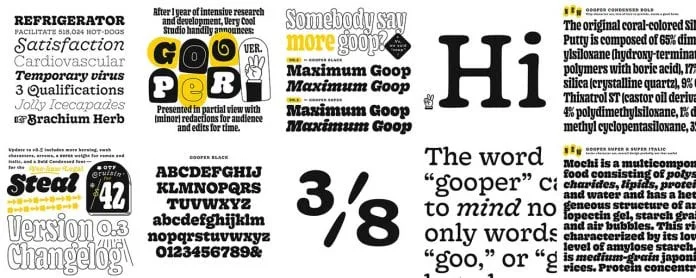 Gooper Font Family
