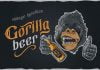 Gorilla beer - gothic typeface