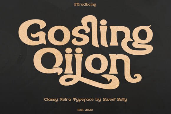 Gosling Qijon Font