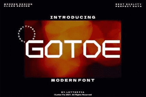 Gotde Font