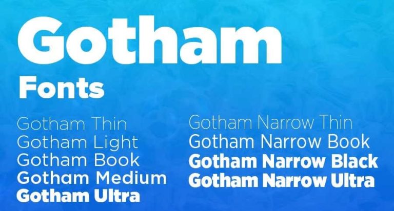 Gotham Font