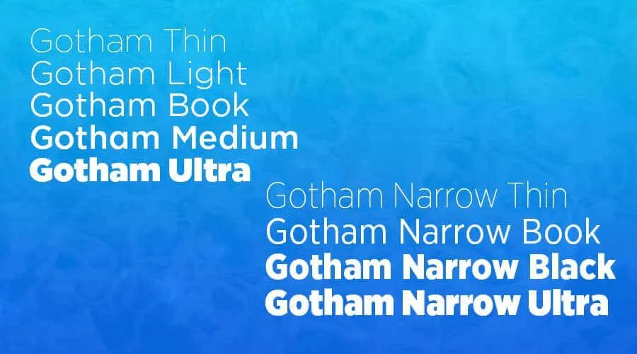 Gotham Font