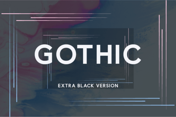 Gothic Extra Black Font