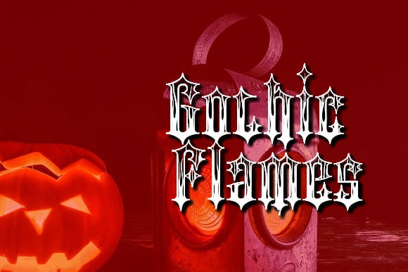 Gothic Flames Font