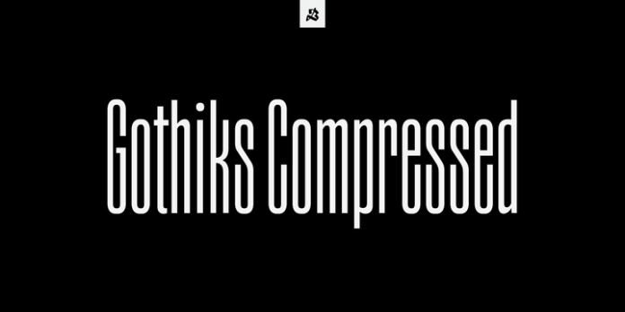 Gothiks Compressed Font