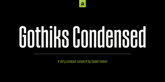 Gothiks Condensed Font