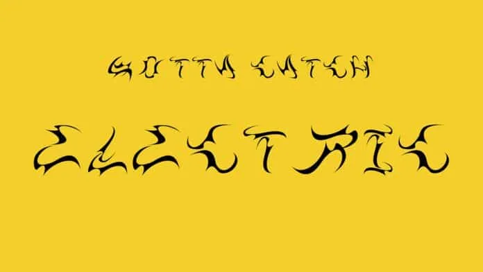 Gotta Catch Electric Font