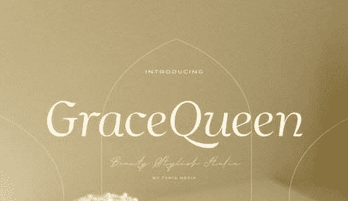 Grace Queen - Beauty Stylish Italic Font Grace Queen - Beauty Stylish Italic Font
