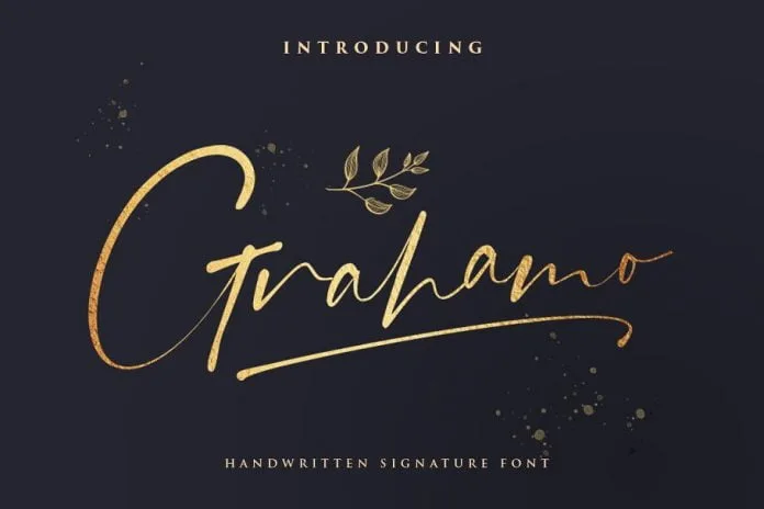 Grahamo - Luxury Script Font