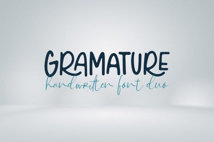 Gramature - Handwritten font duo