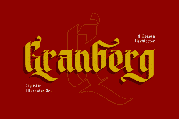 Granberg Font Granberg Font1