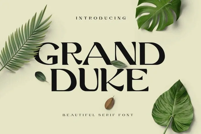Grand Duke Beautiful Serif Font