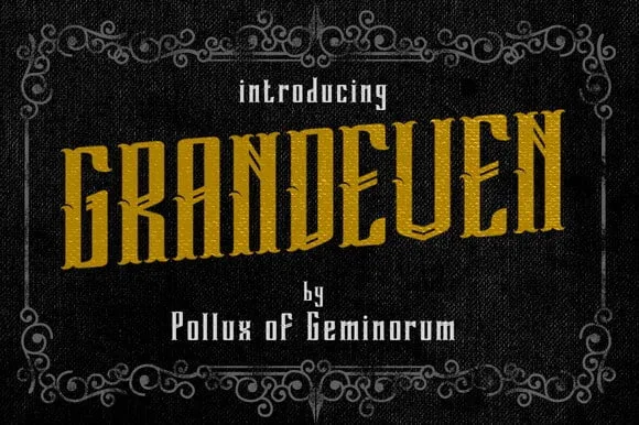 Grandeven Typeface Font