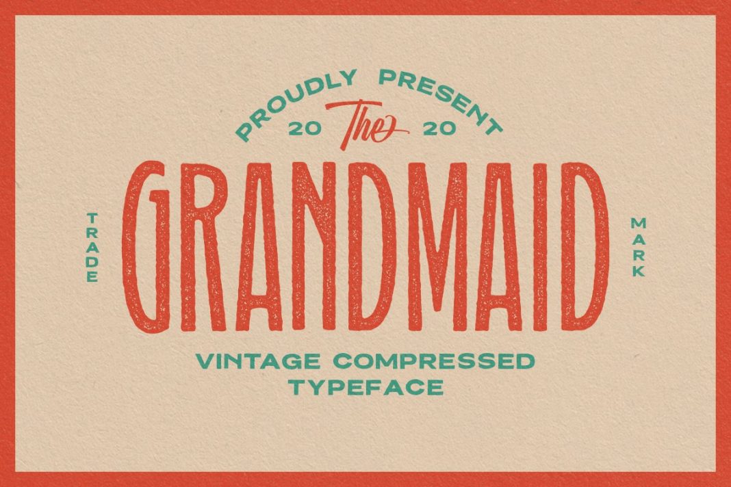 Grandmaid Condensed Font
