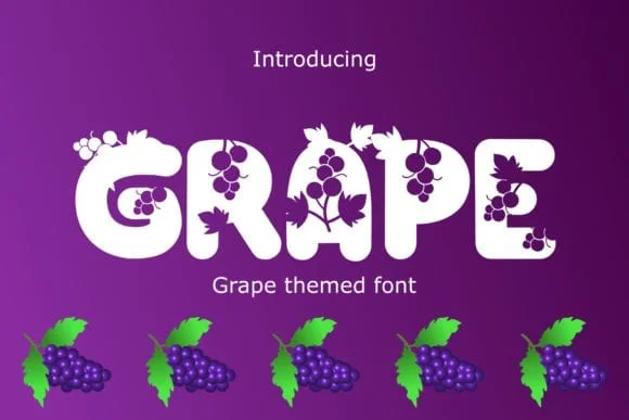 Grape Font