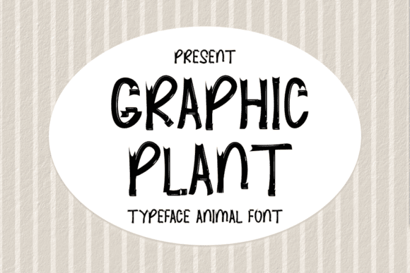 Graphic Plant Font