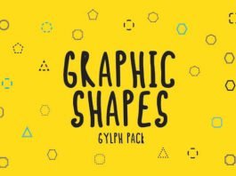Graphic Shapes Glyph Font