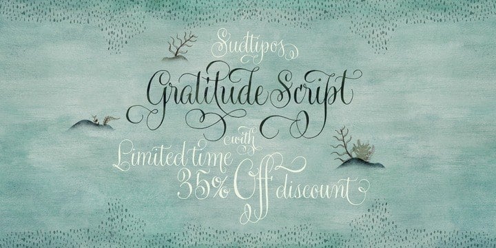 Gratitude Script Pro Family Font