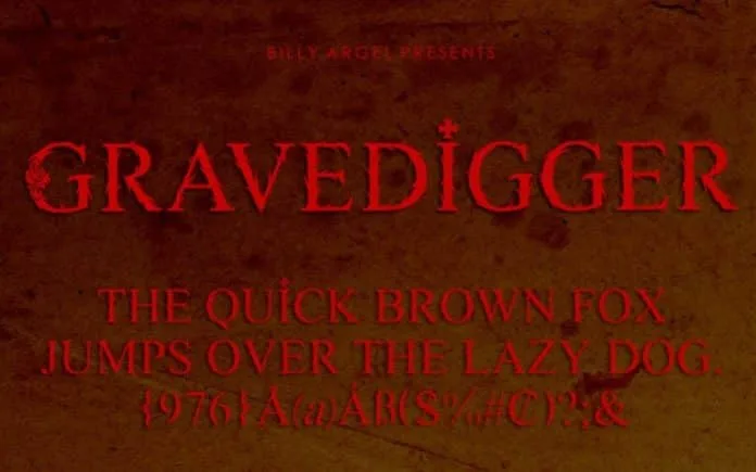 Gravedigger Font