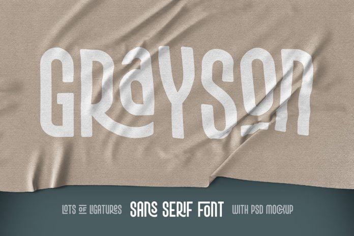 Grayson font & Mockup Font
