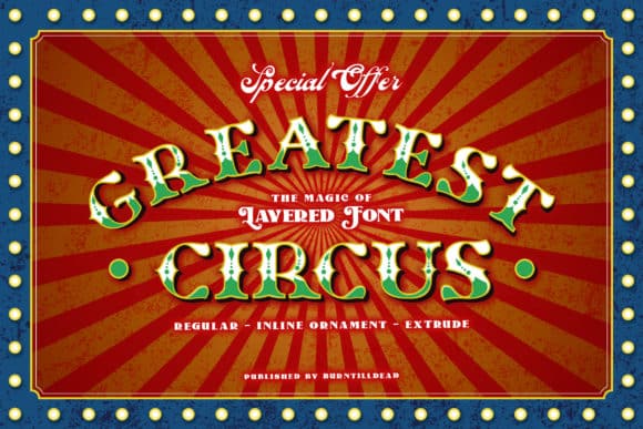Greatest Circus Font