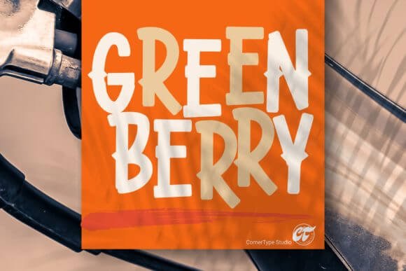 Green Berry Font