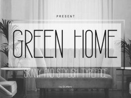 Green Home Font