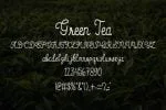 Green Tea Font