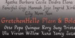 GretchenHello Font