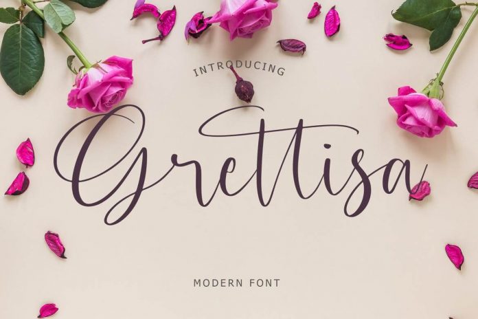 Grettisa Modern Font
